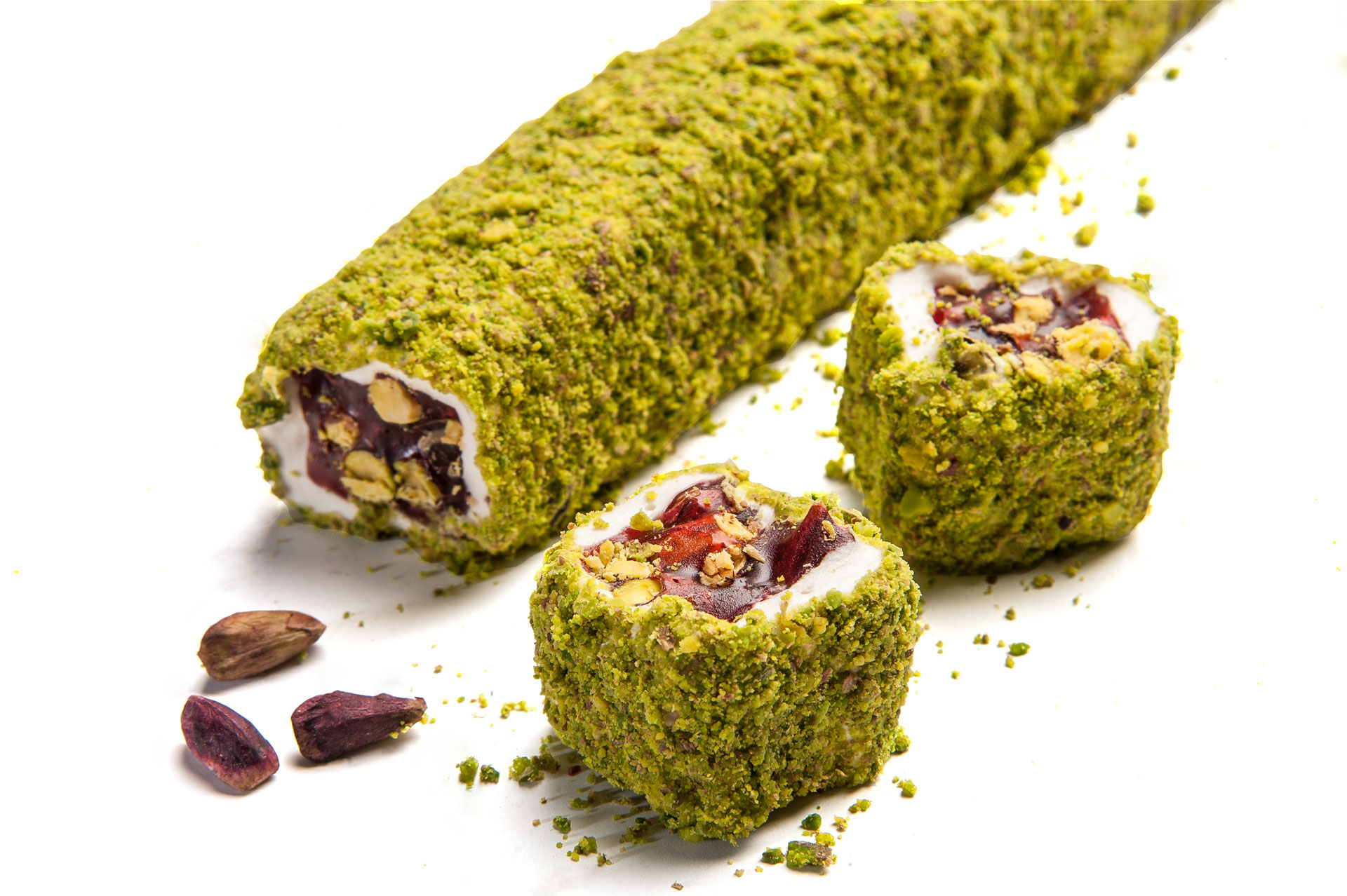 Toz Antep Fıstığı Kaplı Antep Fıstıklı Sultan Lokum