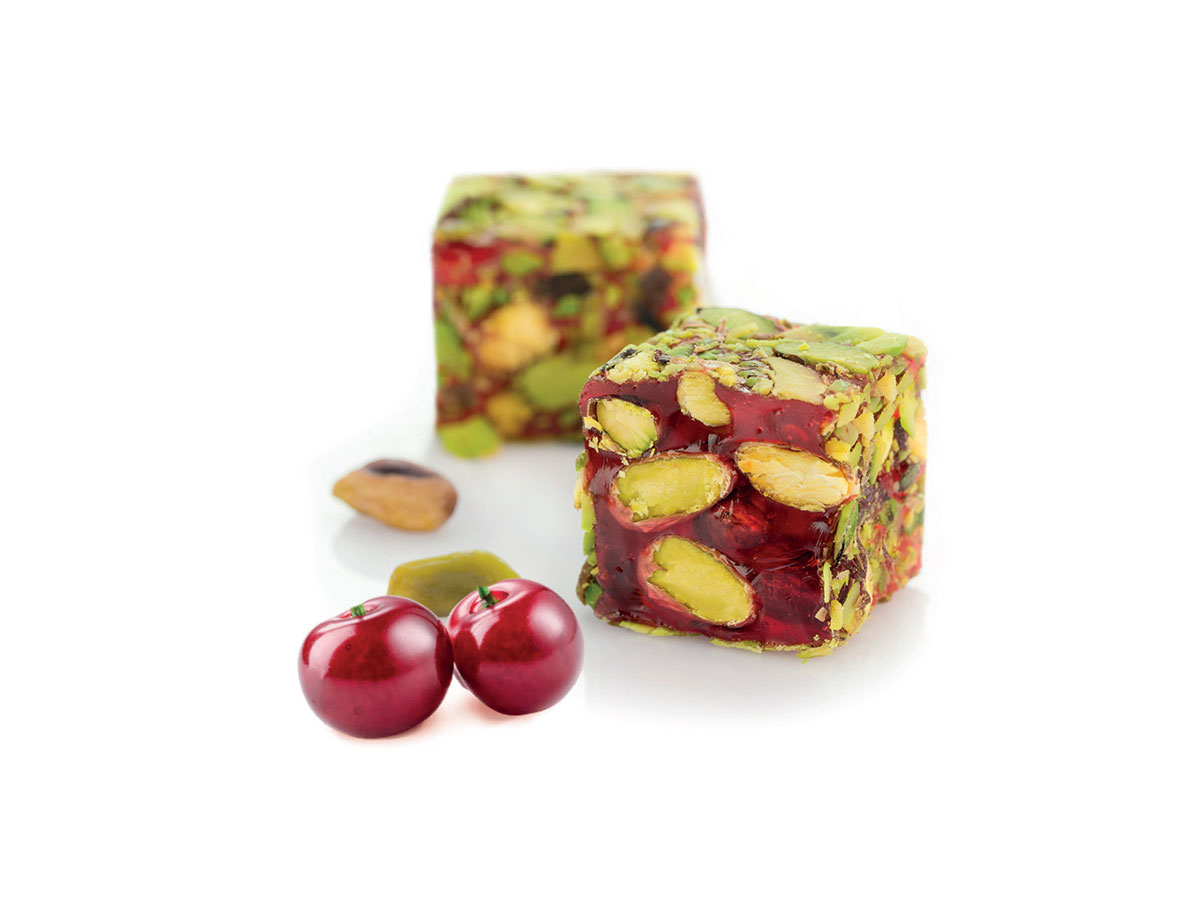 File Fıstık Kaplı Kiraz Aromalı Fıstıklı Lokum